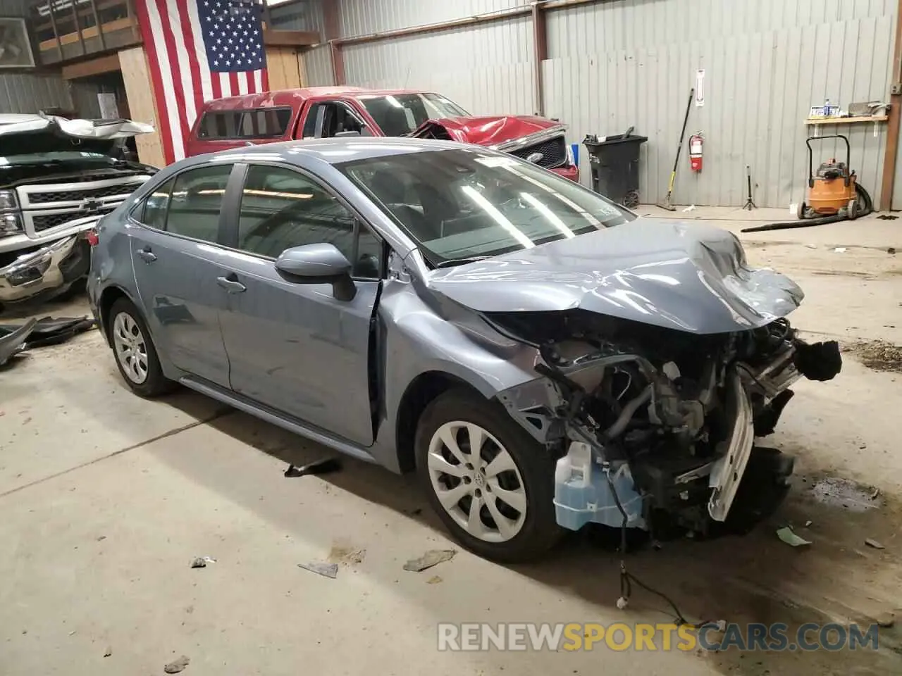 4 Photograph of a damaged car 5YFEPMAE7MP158589 TOYOTA COROLLA 2021