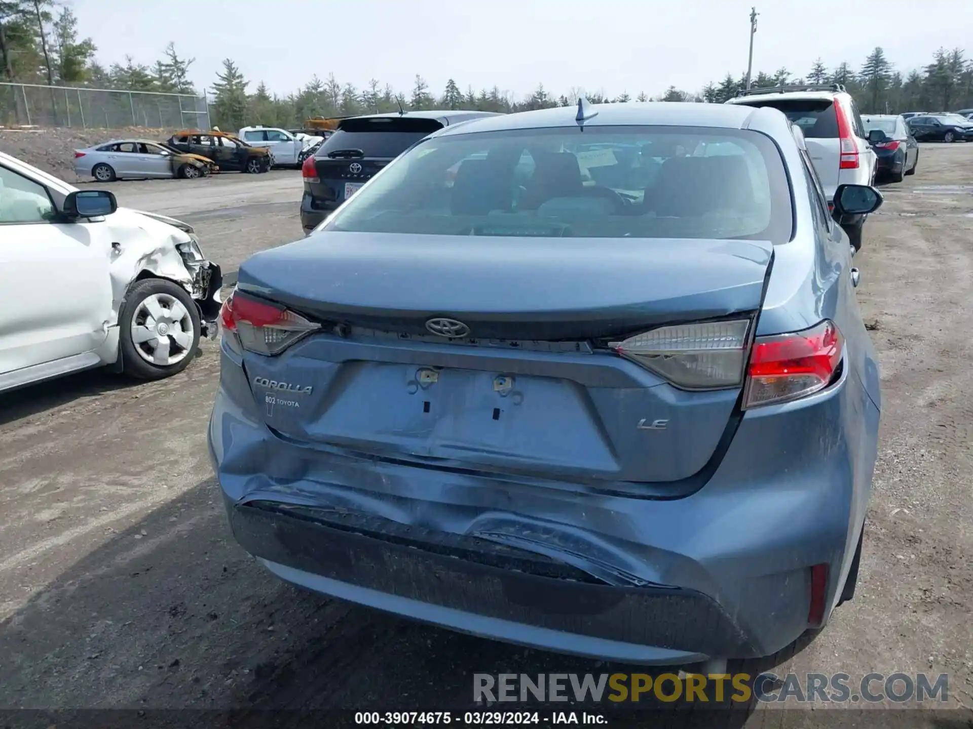 16 Photograph of a damaged car 5YFEPMAE7MP159483 TOYOTA COROLLA 2021