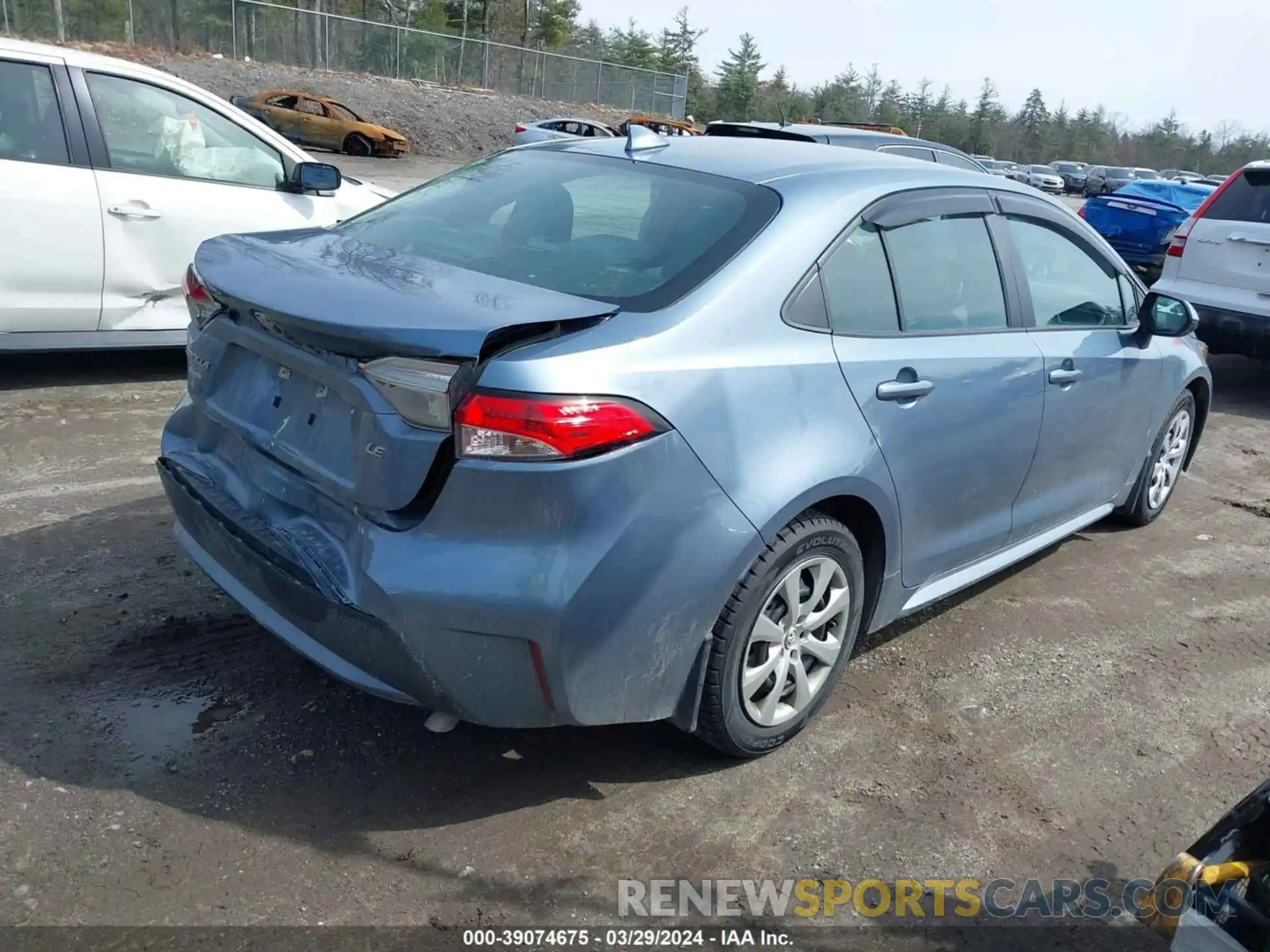 4 Photograph of a damaged car 5YFEPMAE7MP159483 TOYOTA COROLLA 2021