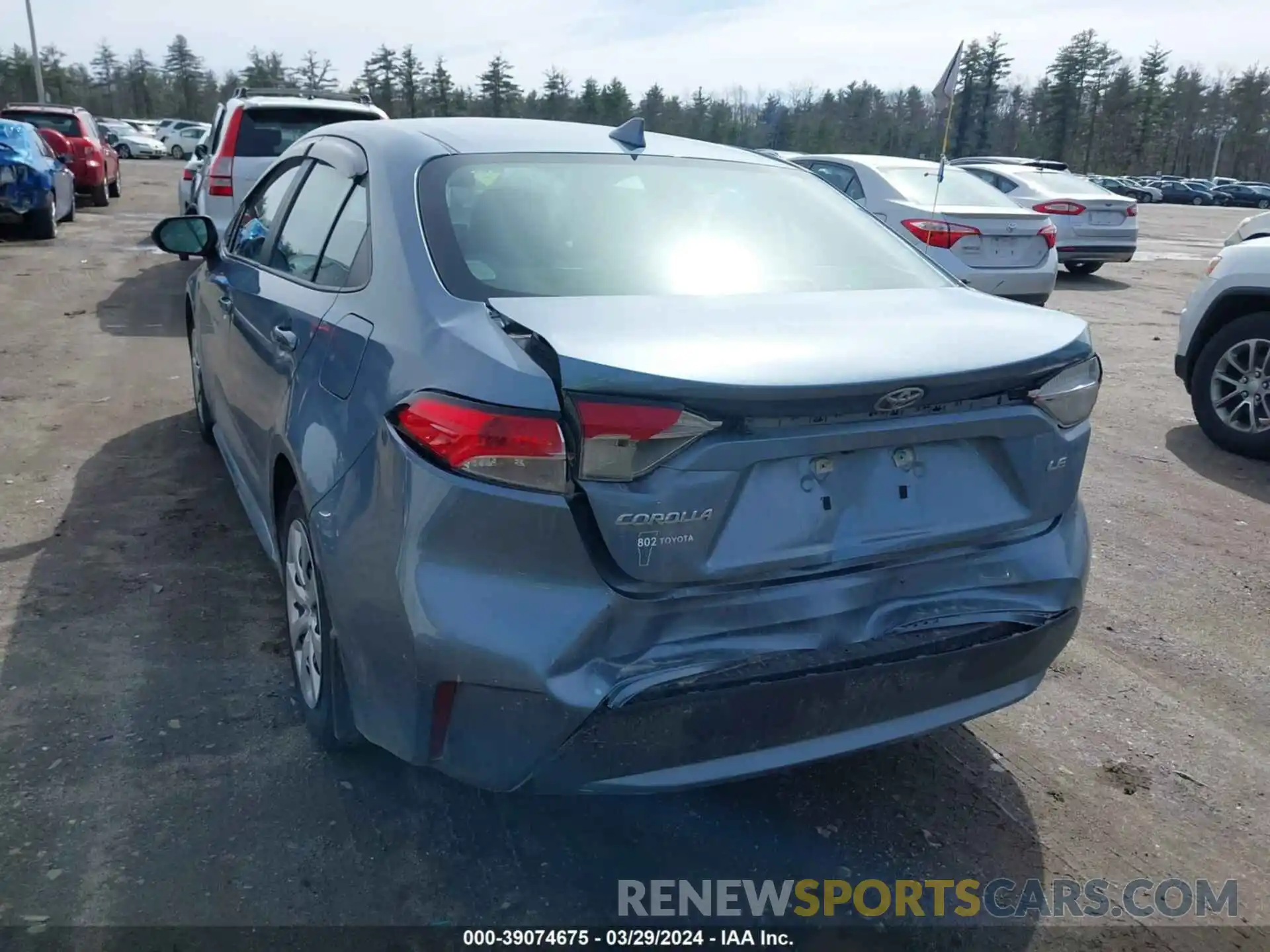 6 Photograph of a damaged car 5YFEPMAE7MP159483 TOYOTA COROLLA 2021