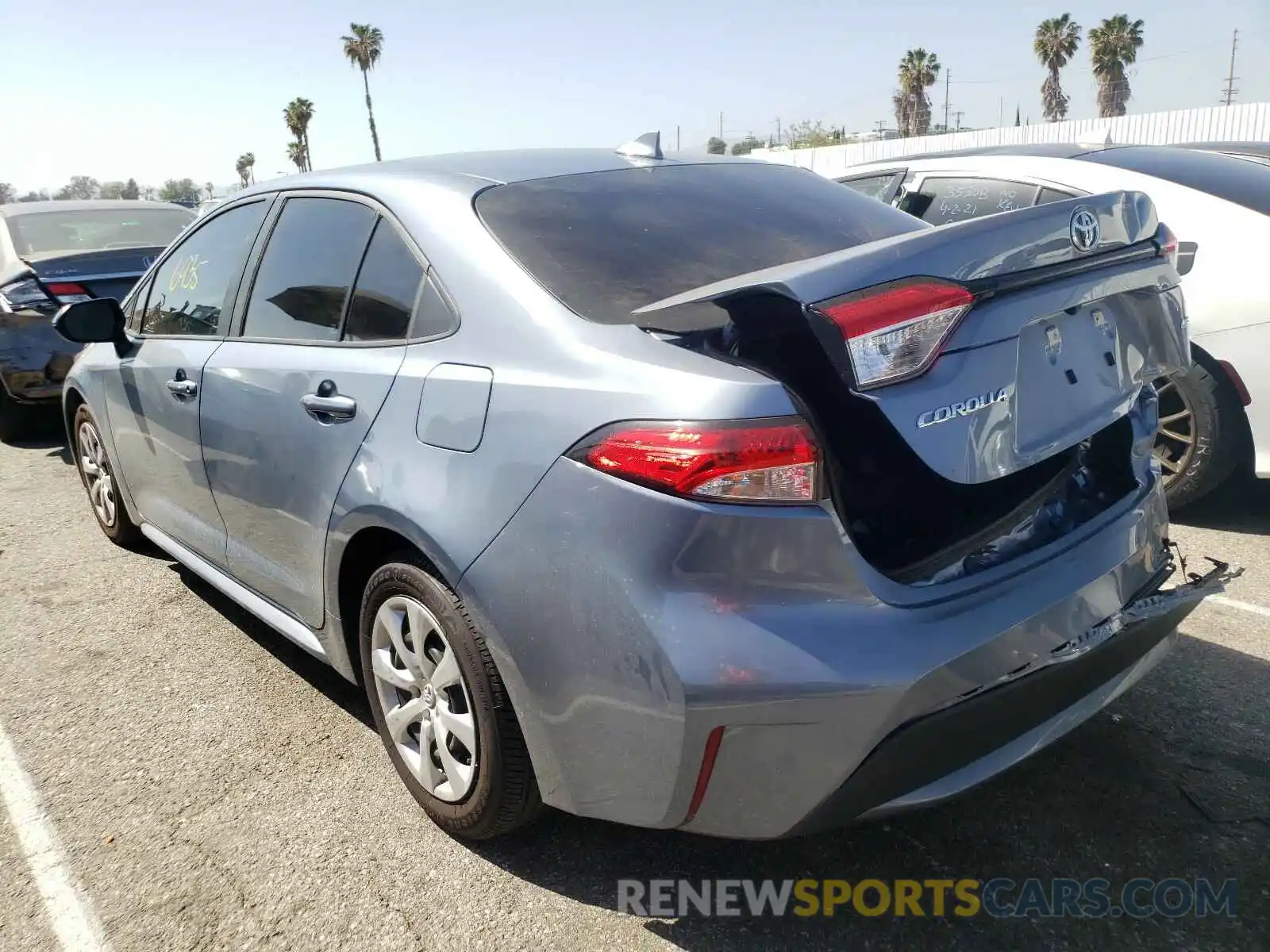 3 Photograph of a damaged car 5YFEPMAE7MP161072 TOYOTA COROLLA 2021