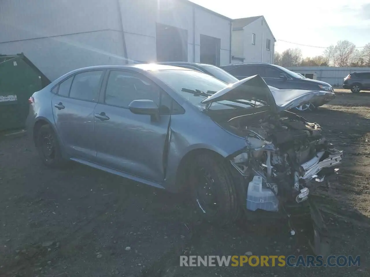 4 Photograph of a damaged car 5YFEPMAE7MP161718 TOYOTA COROLLA 2021