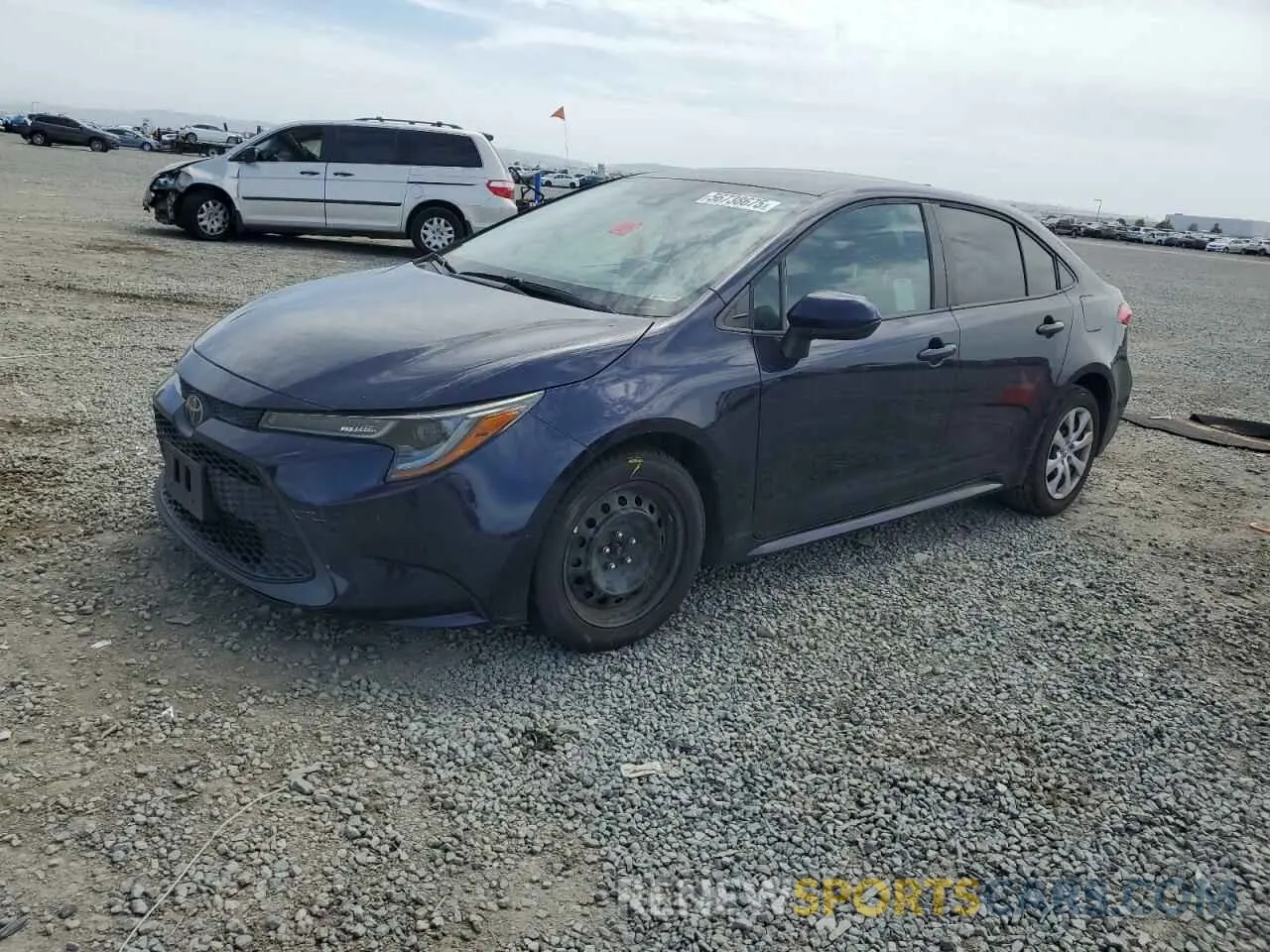 1 Photograph of a damaged car 5YFEPMAE7MP170869 TOYOTA COROLLA 2021