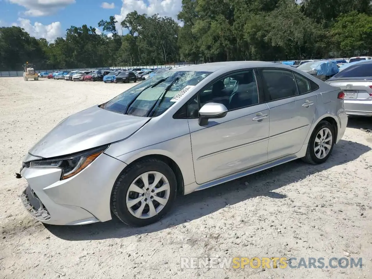 1 Photograph of a damaged car 5YFEPMAE7MP171603 TOYOTA COROLLA 2021