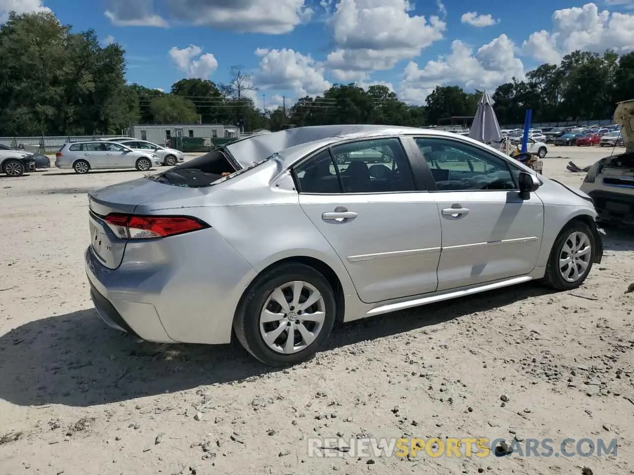 3 Photograph of a damaged car 5YFEPMAE7MP171603 TOYOTA COROLLA 2021