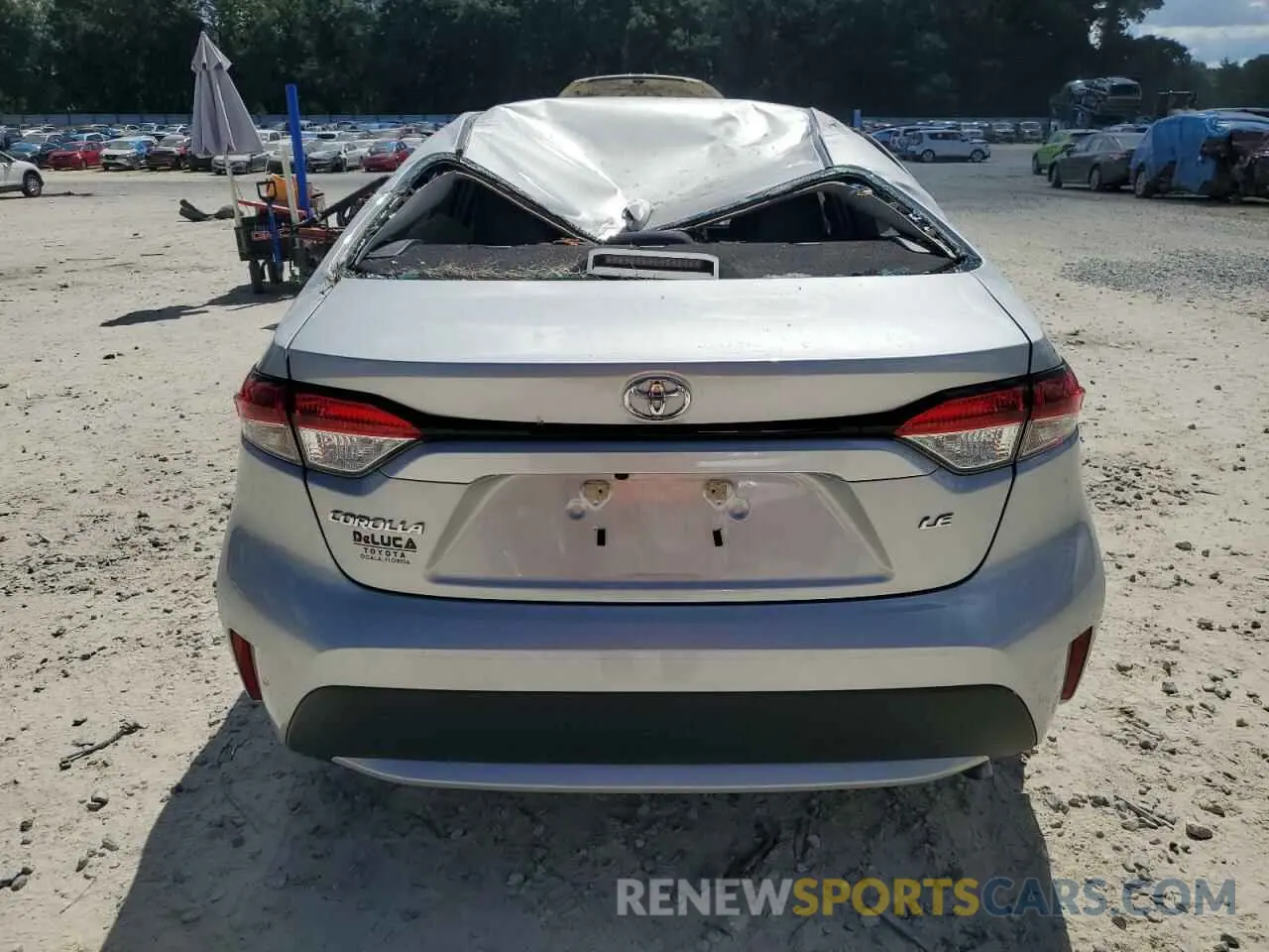 6 Photograph of a damaged car 5YFEPMAE7MP171603 TOYOTA COROLLA 2021