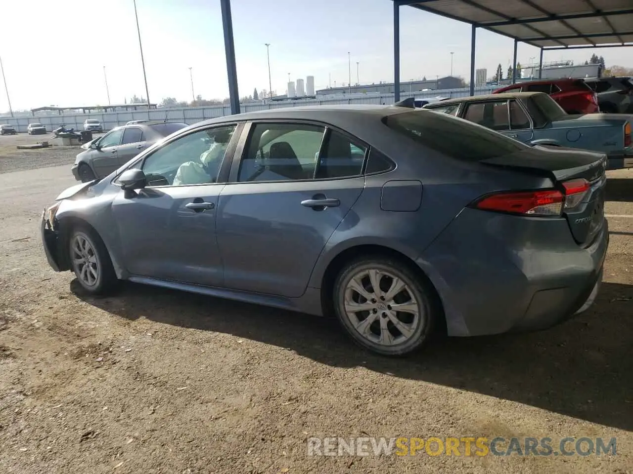 2 Photograph of a damaged car 5YFEPMAE7MP180284 TOYOTA COROLLA 2021