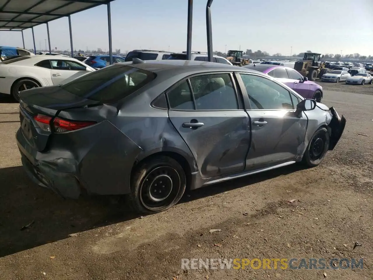 3 Photograph of a damaged car 5YFEPMAE7MP180284 TOYOTA COROLLA 2021