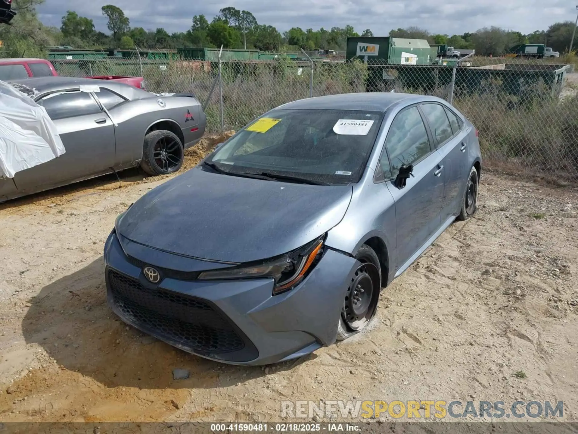 2 Photograph of a damaged car 5YFEPMAE7MP180639 TOYOTA COROLLA 2021