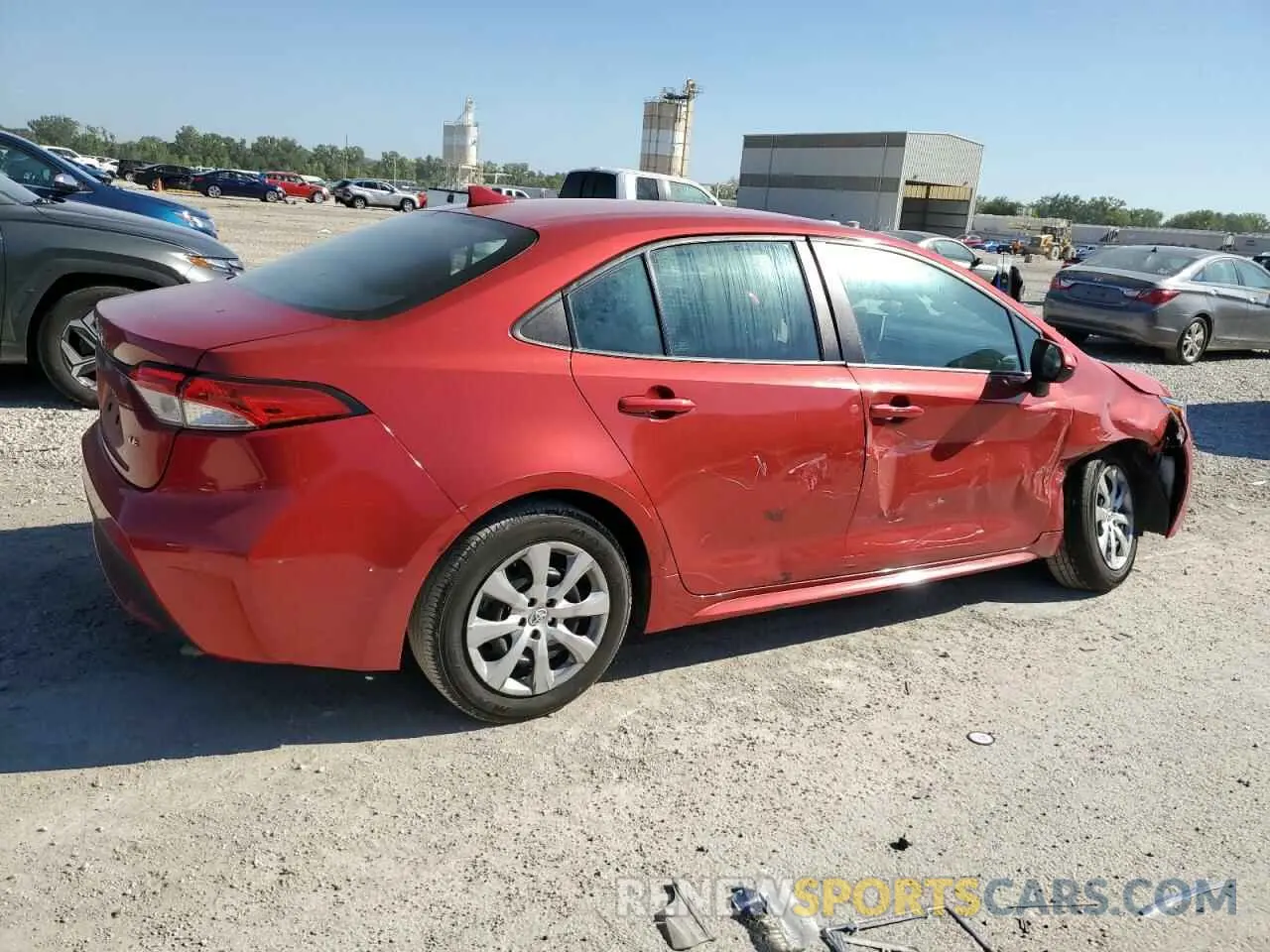 3 Photograph of a damaged car 5YFEPMAE7MP180947 TOYOTA COROLLA 2021