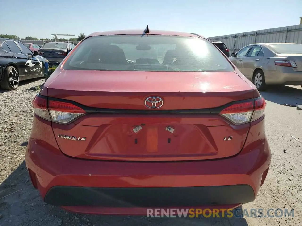 6 Photograph of a damaged car 5YFEPMAE7MP180947 TOYOTA COROLLA 2021