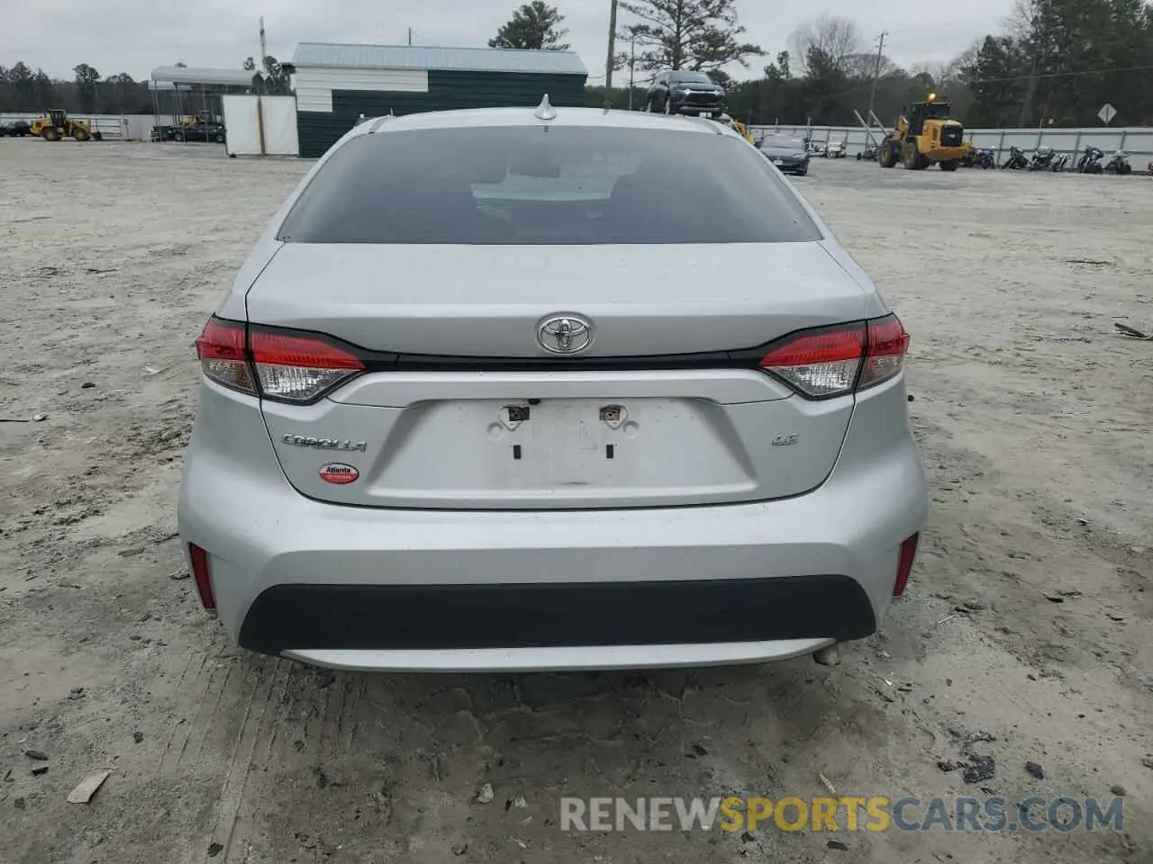6 Photograph of a damaged car 5YFEPMAE7MP183766 TOYOTA COROLLA 2021