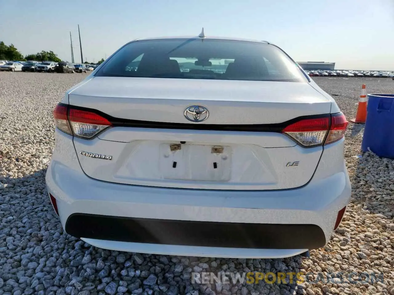 6 Photograph of a damaged car 5YFEPMAE7MP185033 TOYOTA COROLLA 2021