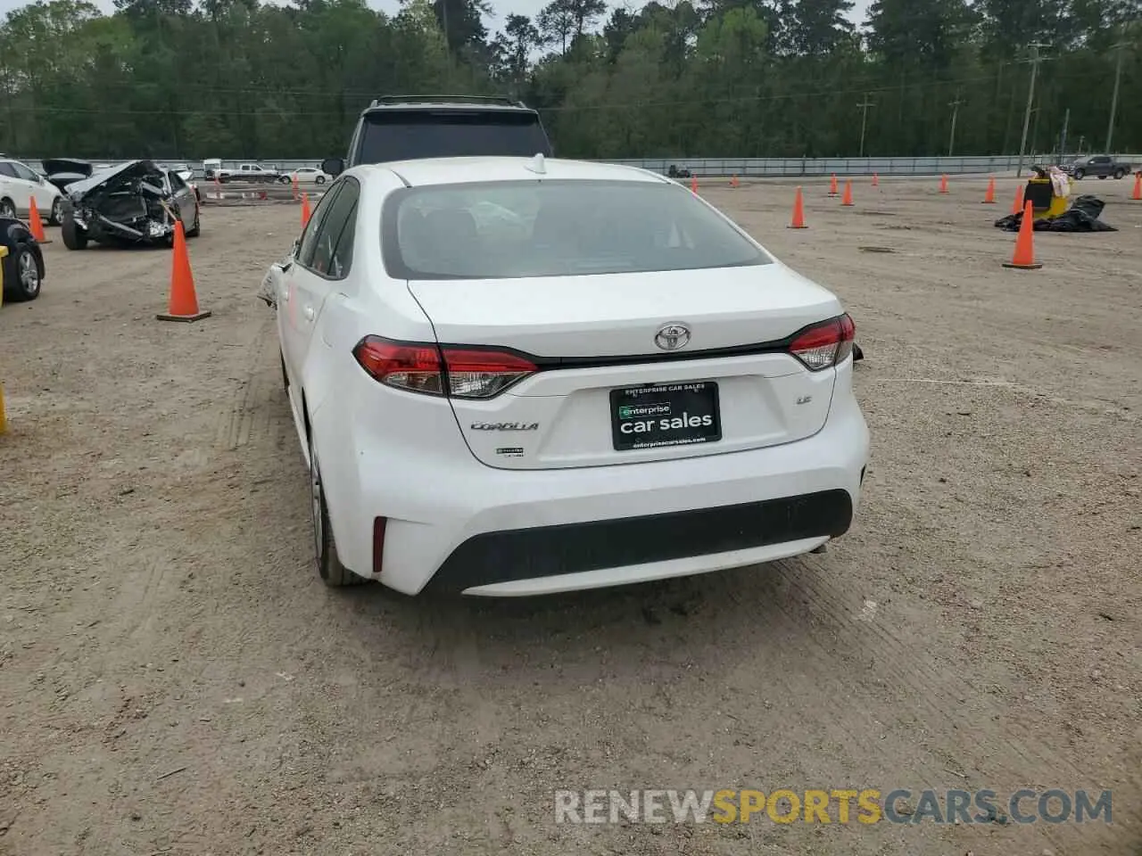 6 Photograph of a damaged car 5YFEPMAE7MP186795 TOYOTA COROLLA 2021