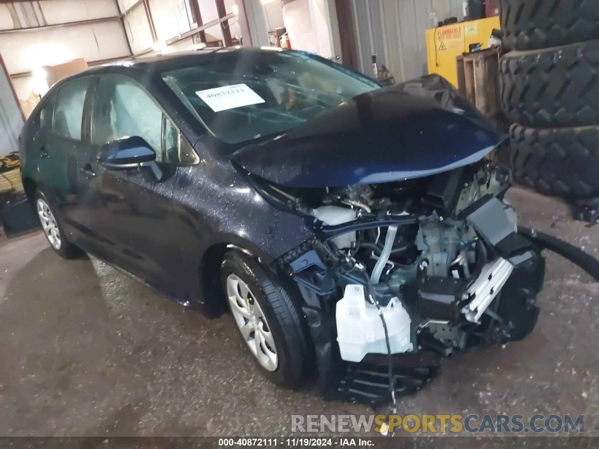 1 Photograph of a damaged car 5YFEPMAE7MP188045 TOYOTA COROLLA 2021