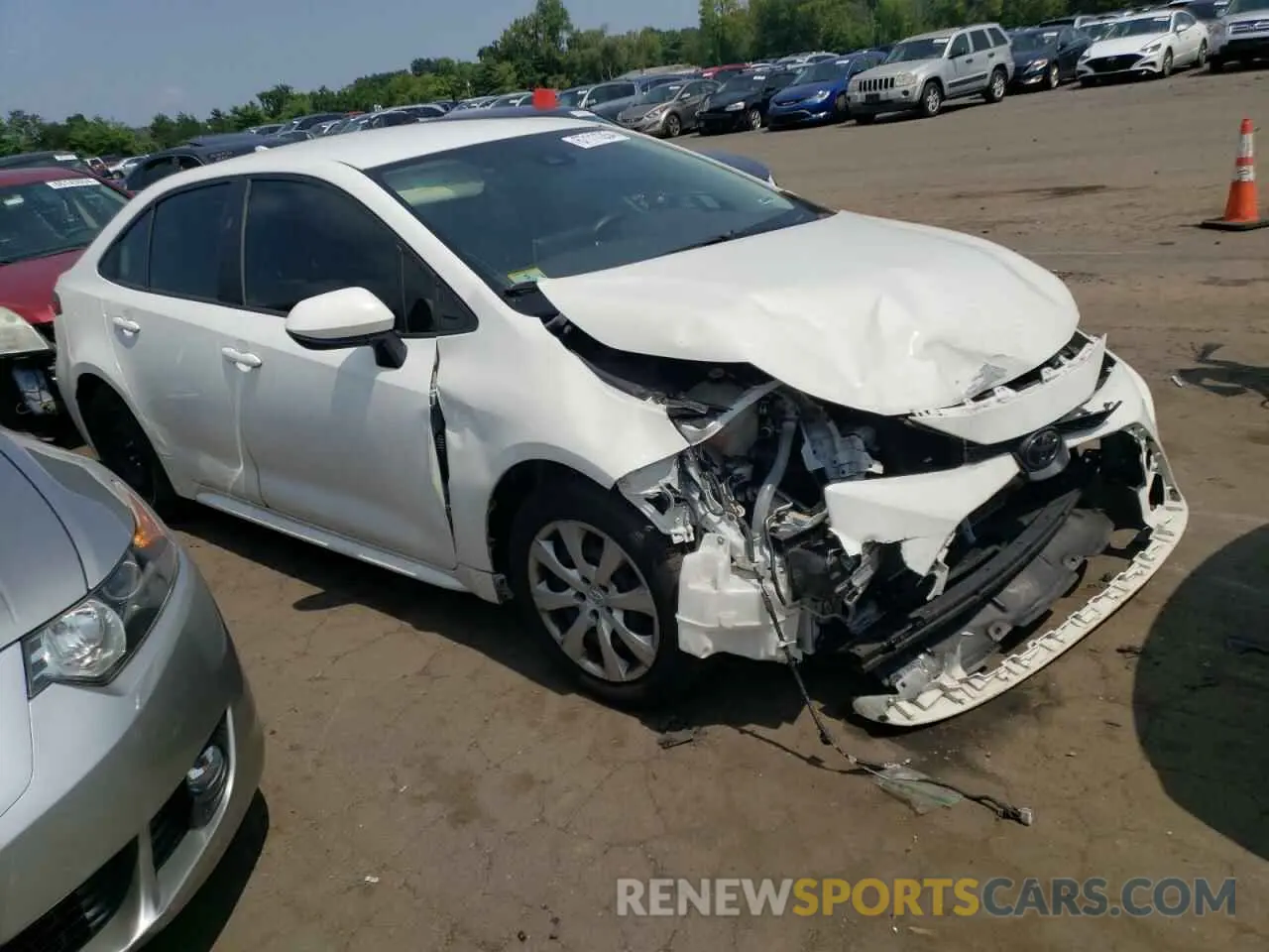 4 Photograph of a damaged car 5YFEPMAE7MP189048 TOYOTA COROLLA 2021