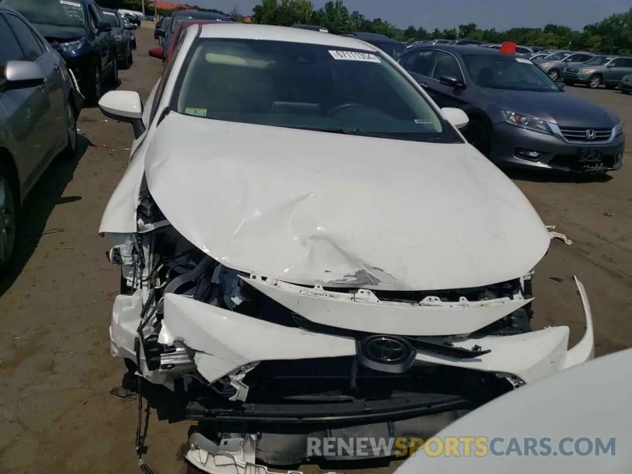 5 Photograph of a damaged car 5YFEPMAE7MP189048 TOYOTA COROLLA 2021