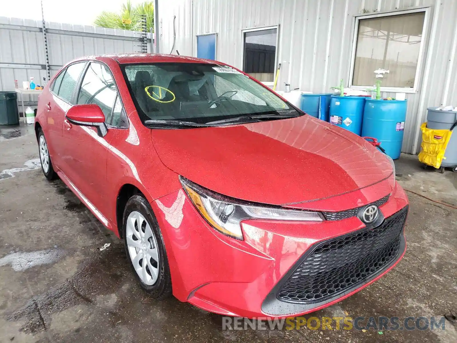 1 Photograph of a damaged car 5YFEPMAE7MP191348 TOYOTA COROLLA 2021