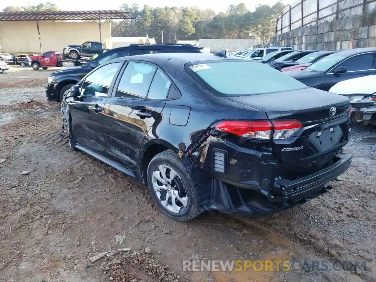 3 Photograph of a damaged car 5YFEPMAE7MP192290 TOYOTA COROLLA 2021