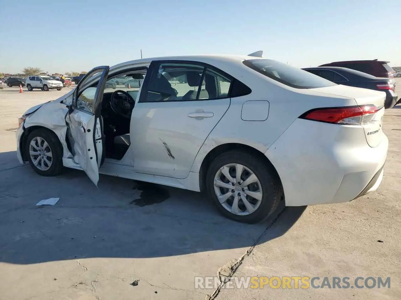 2 Photograph of a damaged car 5YFEPMAE7MP193259 TOYOTA COROLLA 2021