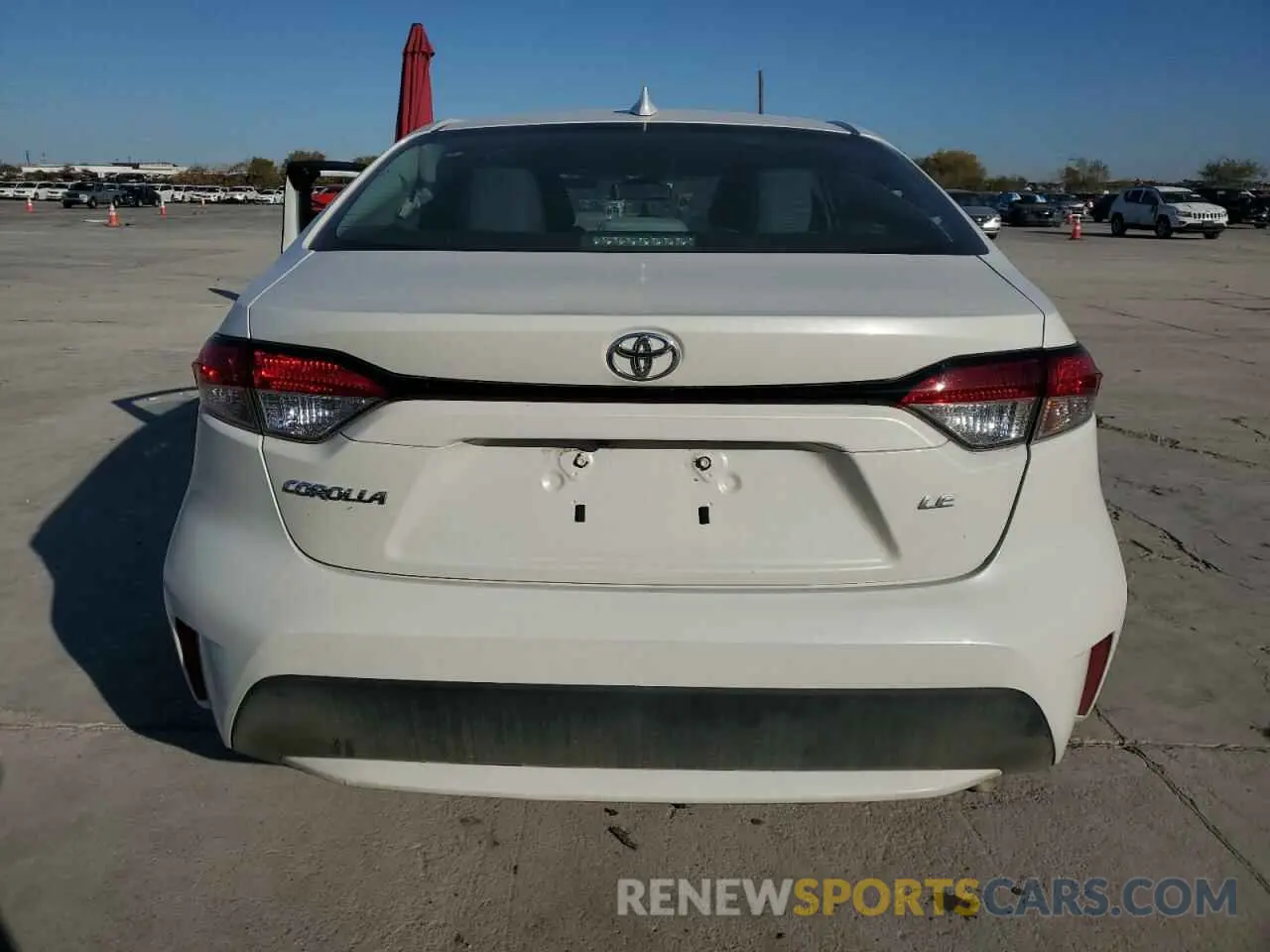6 Photograph of a damaged car 5YFEPMAE7MP193259 TOYOTA COROLLA 2021