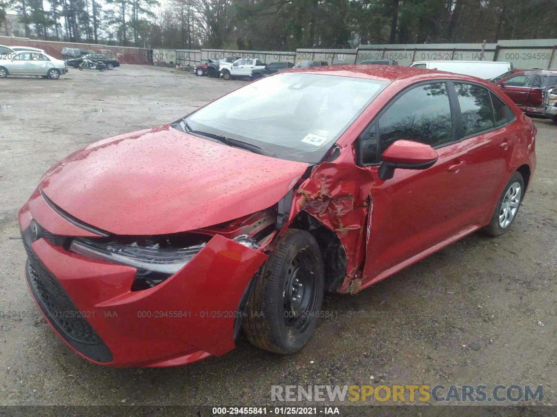 6 Photograph of a damaged car 5YFEPMAE7MP193780 TOYOTA COROLLA 2021