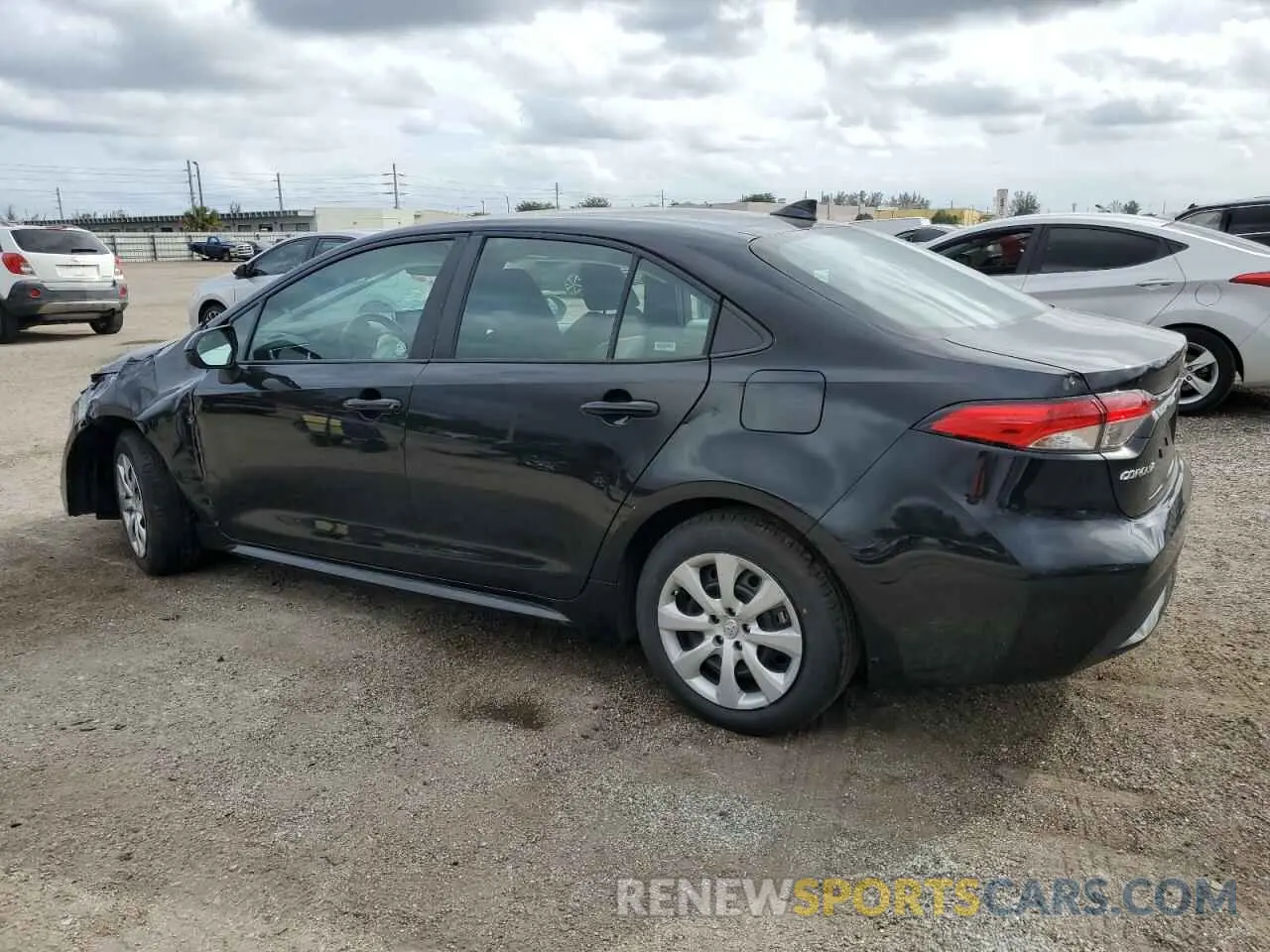 2 Photograph of a damaged car 5YFEPMAE7MP201649 TOYOTA COROLLA 2021
