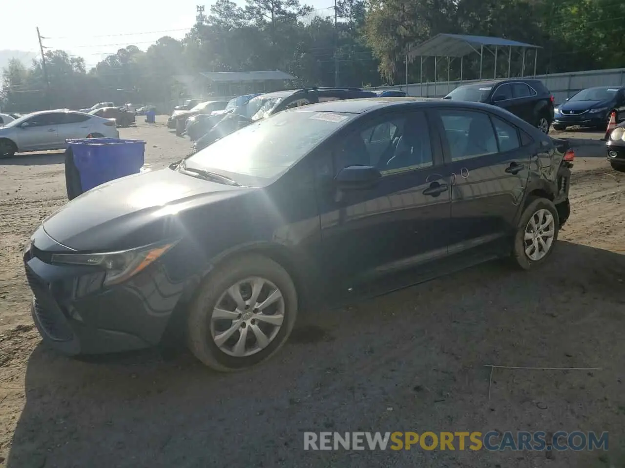 1 Photograph of a damaged car 5YFEPMAE7MP204373 TOYOTA COROLLA 2021