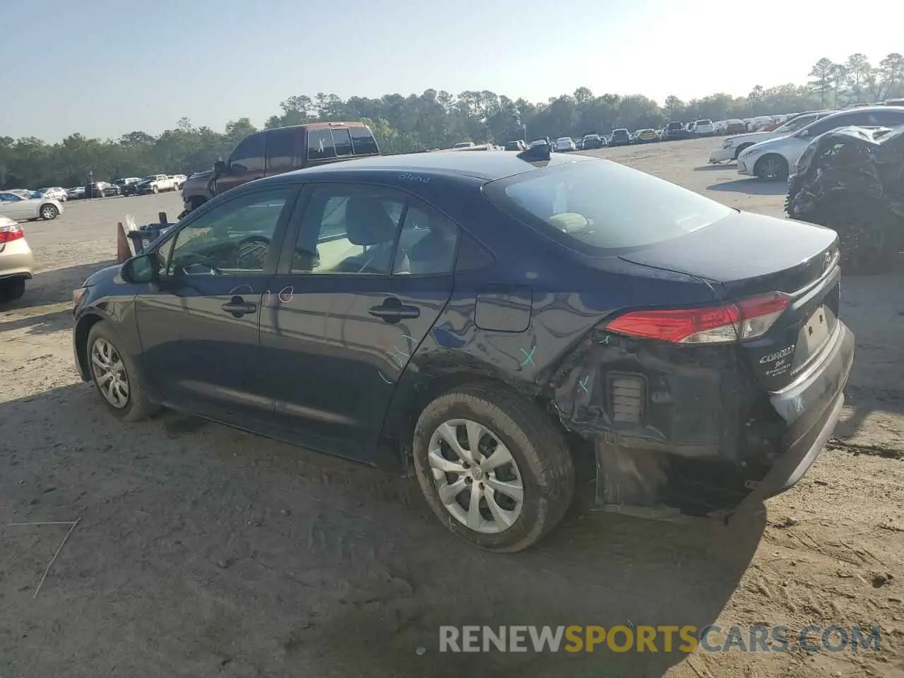 2 Photograph of a damaged car 5YFEPMAE7MP204373 TOYOTA COROLLA 2021