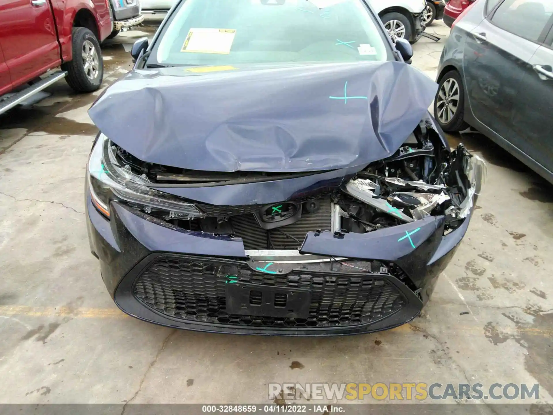 6 Photograph of a damaged car 5YFEPMAE7MP206351 TOYOTA COROLLA 2021