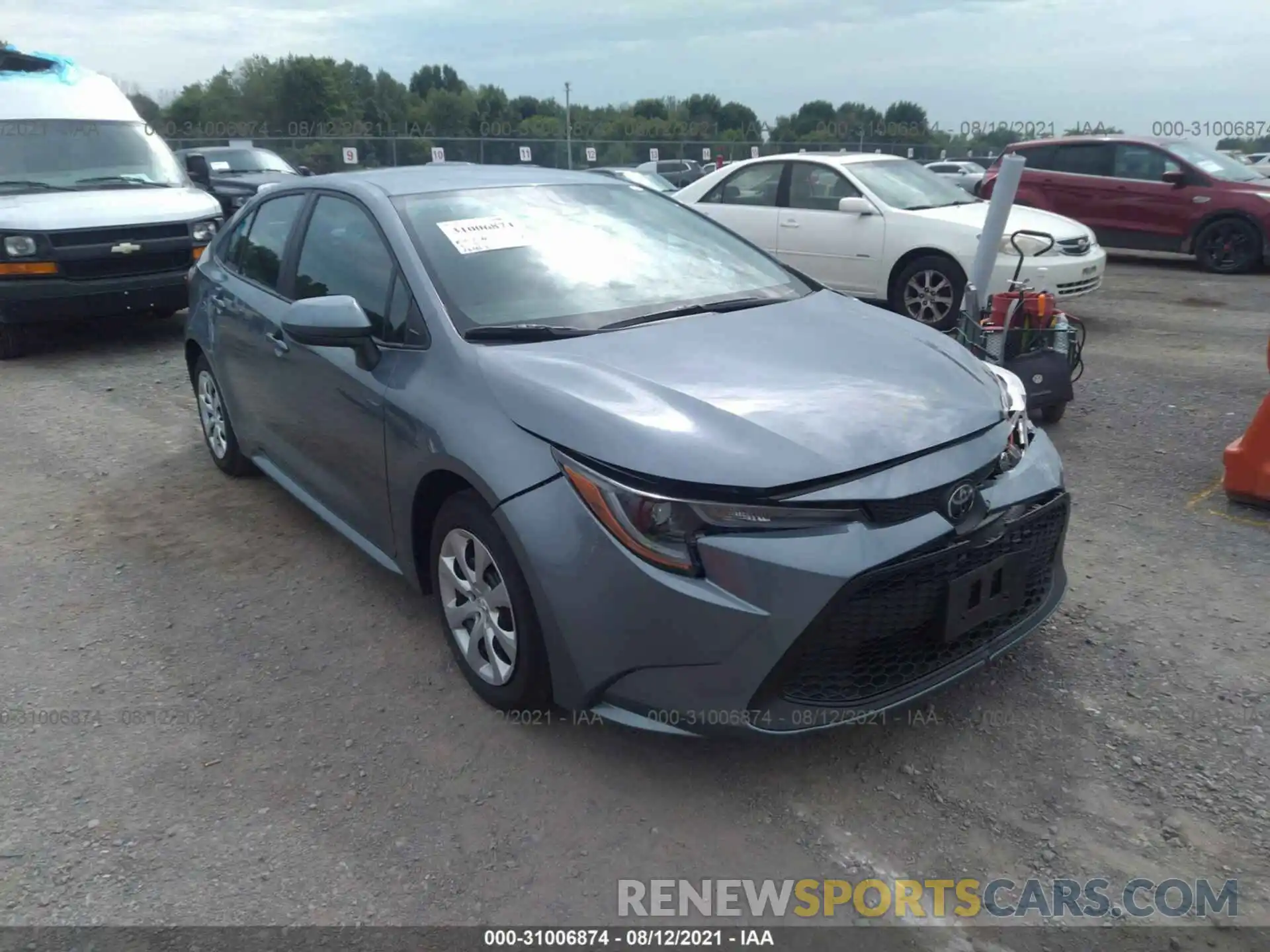 1 Photograph of a damaged car 5YFEPMAE7MP207869 TOYOTA COROLLA 2021