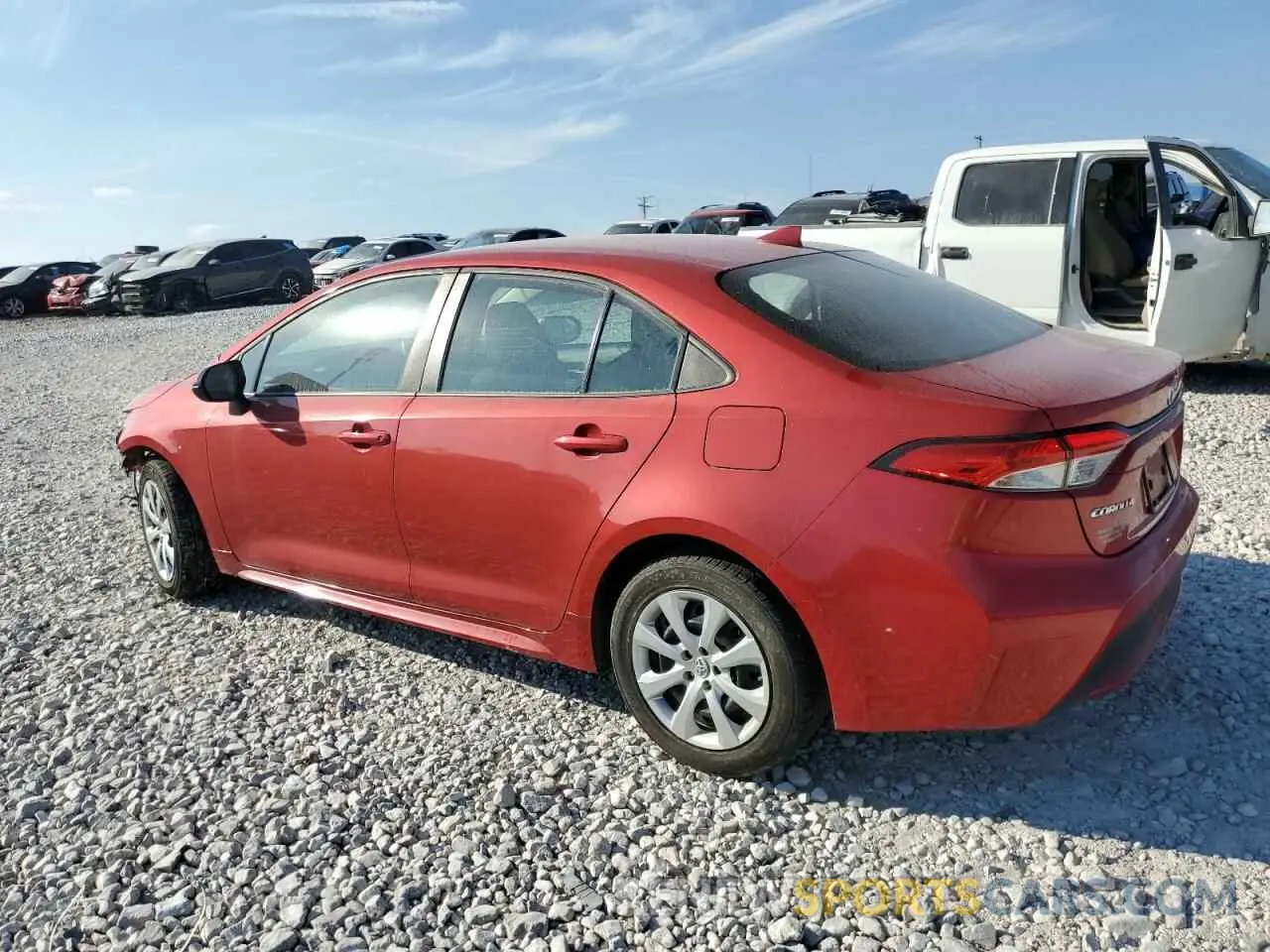 2 Photograph of a damaged car 5YFEPMAE7MP219018 TOYOTA COROLLA 2021
