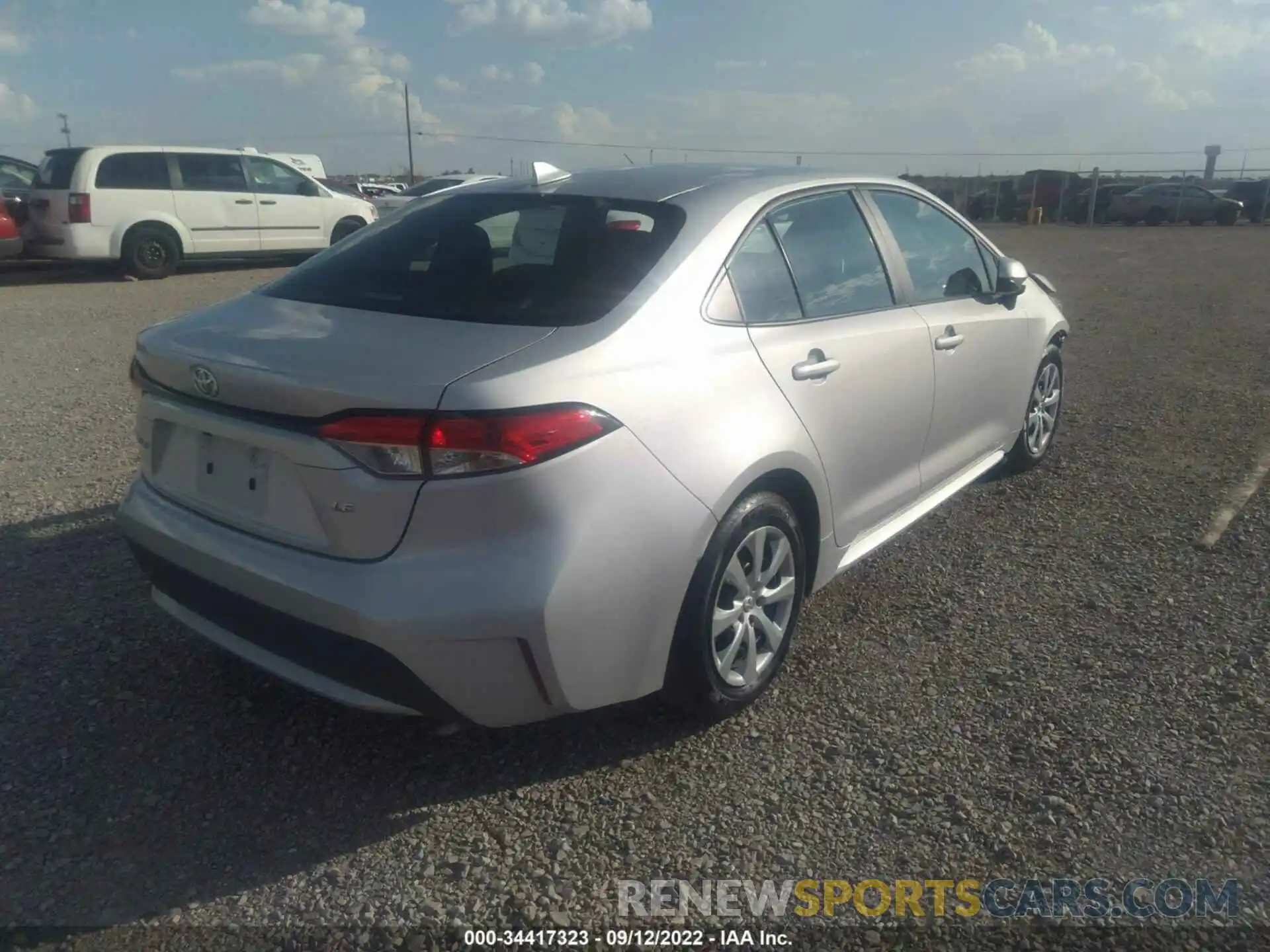 4 Photograph of a damaged car 5YFEPMAE7MP220590 TOYOTA COROLLA 2021