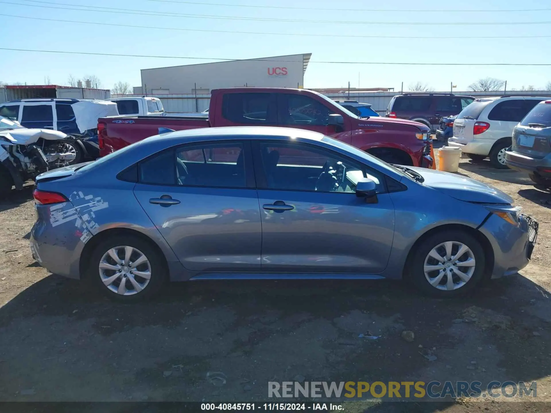 13 Photograph of a damaged car 5YFEPMAE7MP222761 TOYOTA COROLLA 2021