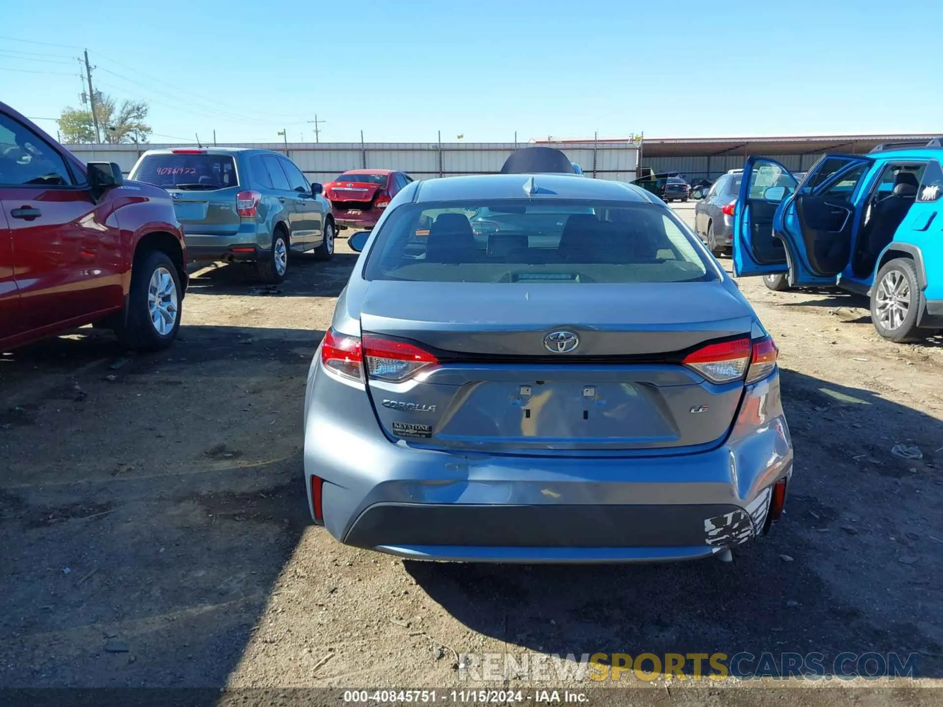 16 Photograph of a damaged car 5YFEPMAE7MP222761 TOYOTA COROLLA 2021