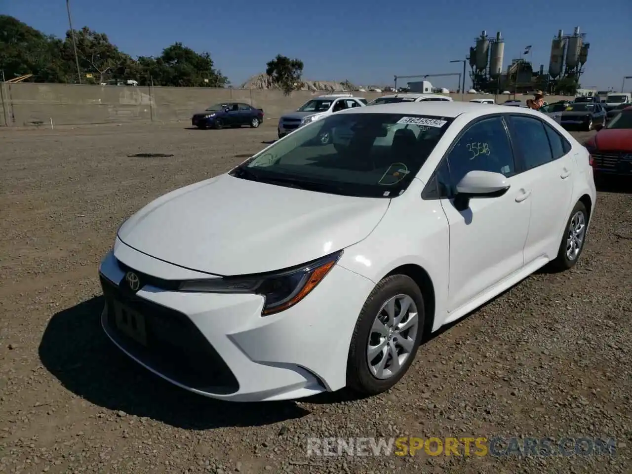 2 Photograph of a damaged car 5YFEPMAE7MP224624 TOYOTA COROLLA 2021