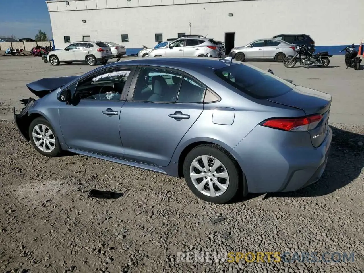 2 Photograph of a damaged car 5YFEPMAE7MP225188 TOYOTA COROLLA 2021