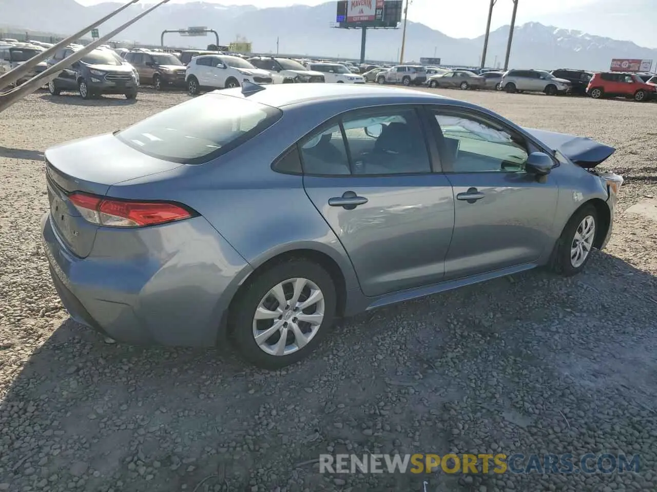 3 Photograph of a damaged car 5YFEPMAE7MP225188 TOYOTA COROLLA 2021