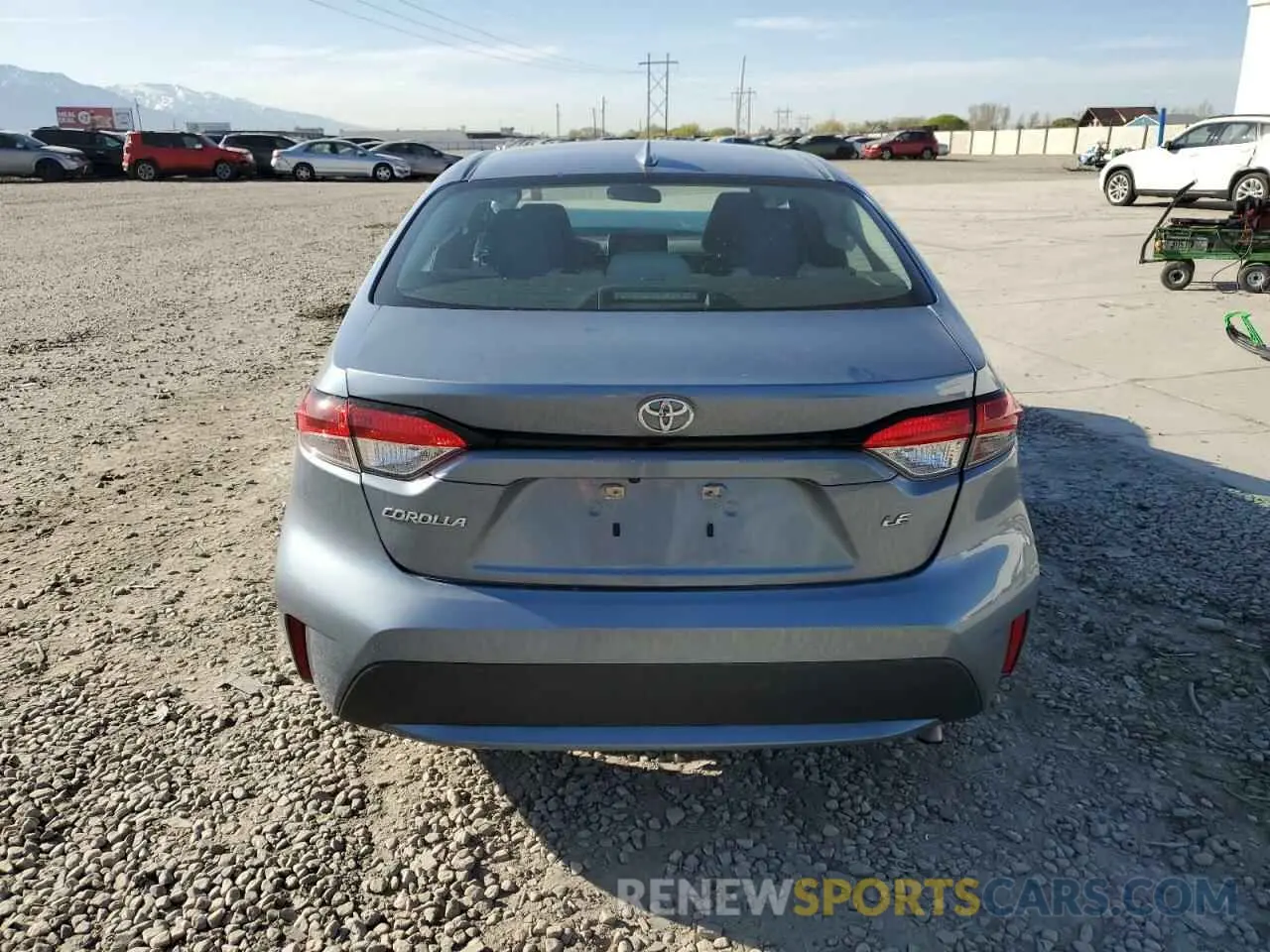 6 Photograph of a damaged car 5YFEPMAE7MP225188 TOYOTA COROLLA 2021