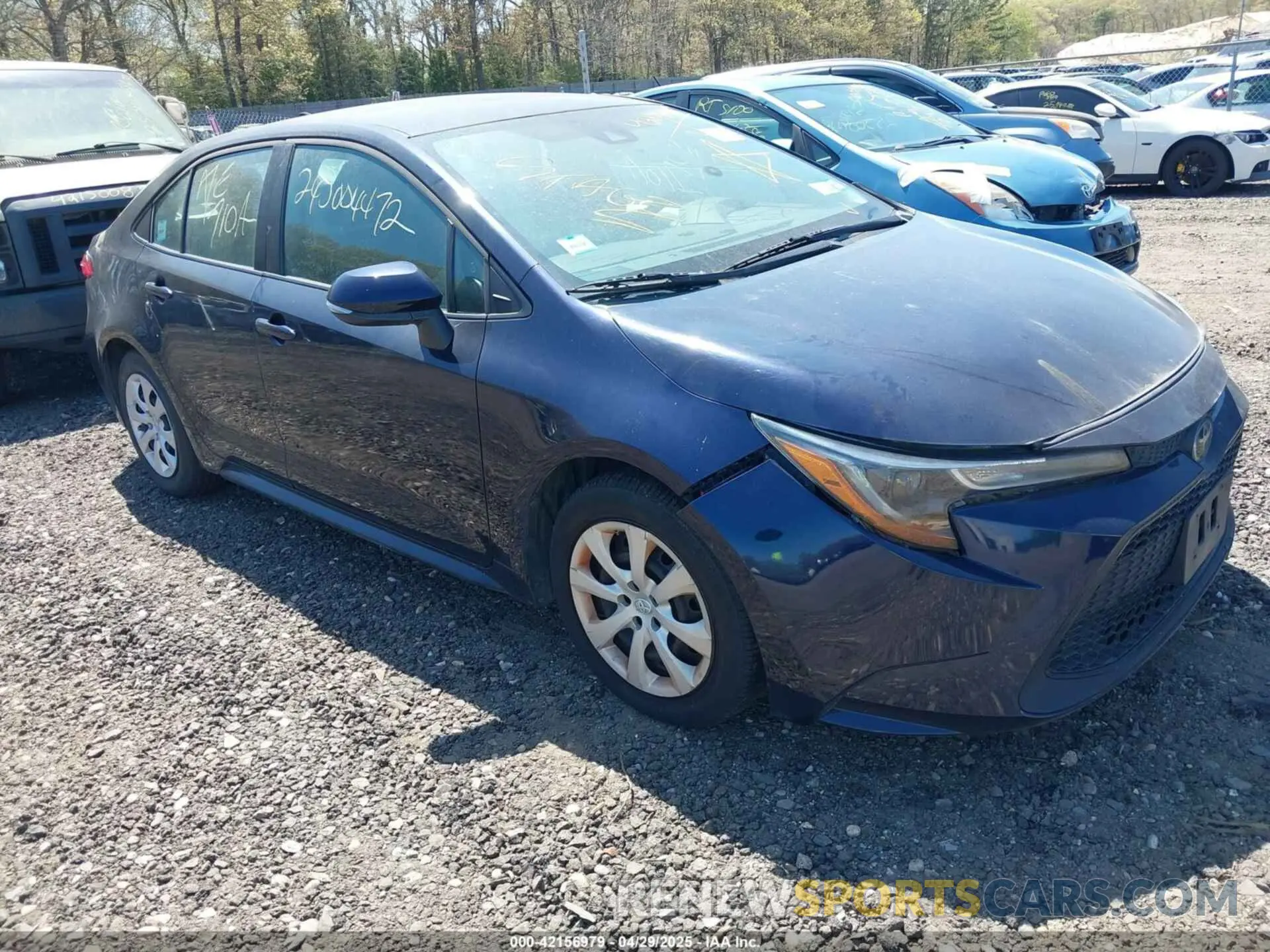 1 Photograph of a damaged car 5YFEPMAE7MP227894 TOYOTA COROLLA 2021