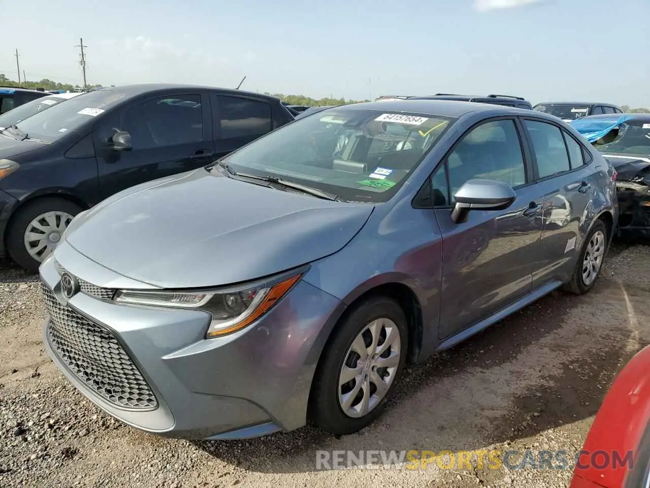 1 Photograph of a damaged car 5YFEPMAE7MP231105 TOYOTA COROLLA 2021