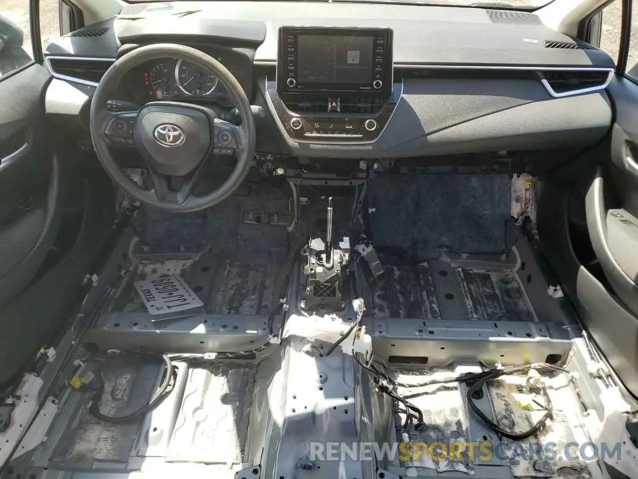 8 Photograph of a damaged car 5YFEPMAE7MP231105 TOYOTA COROLLA 2021