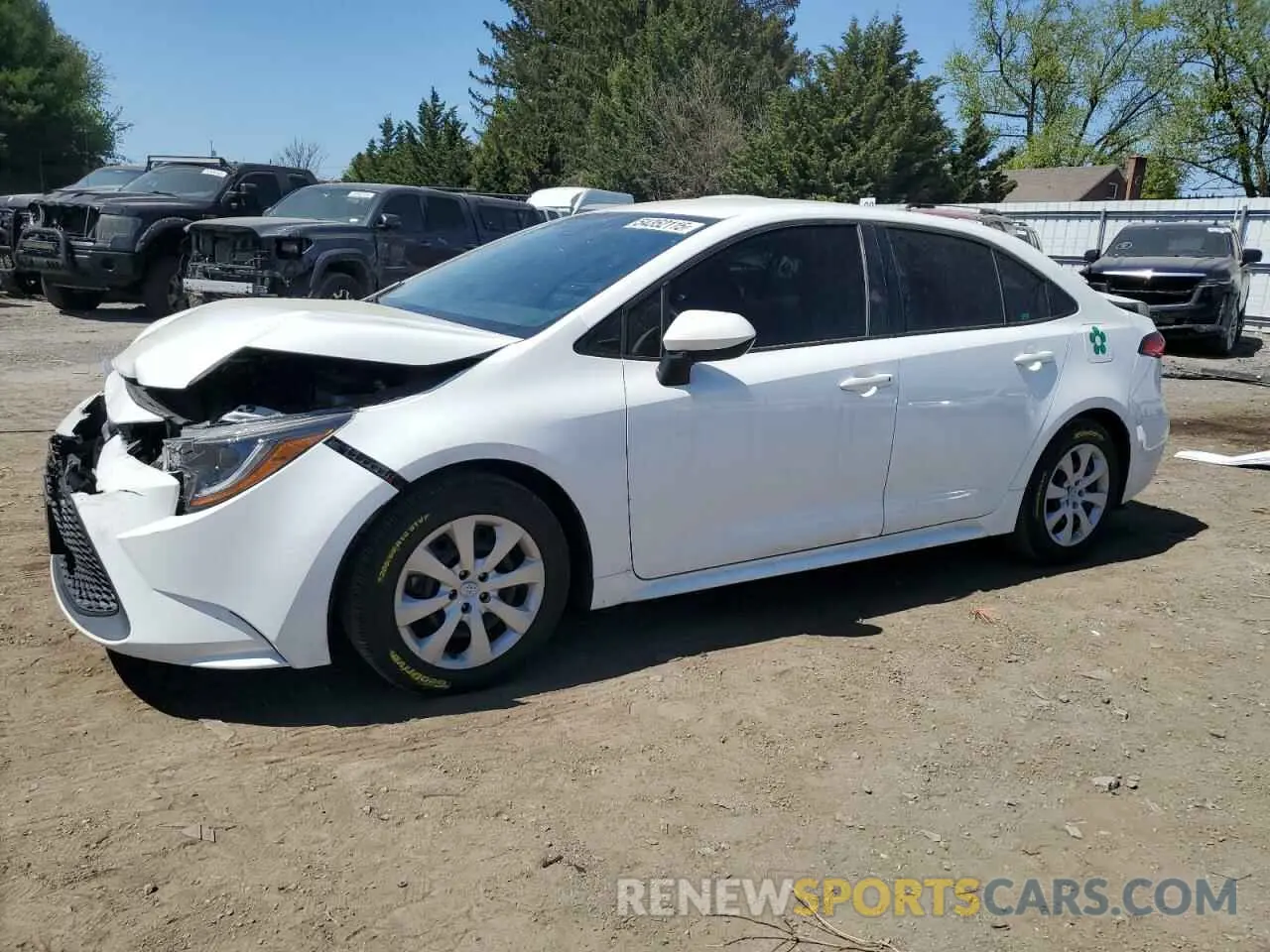1 Photograph of a damaged car 5YFEPMAE7MP231587 TOYOTA COROLLA 2021
