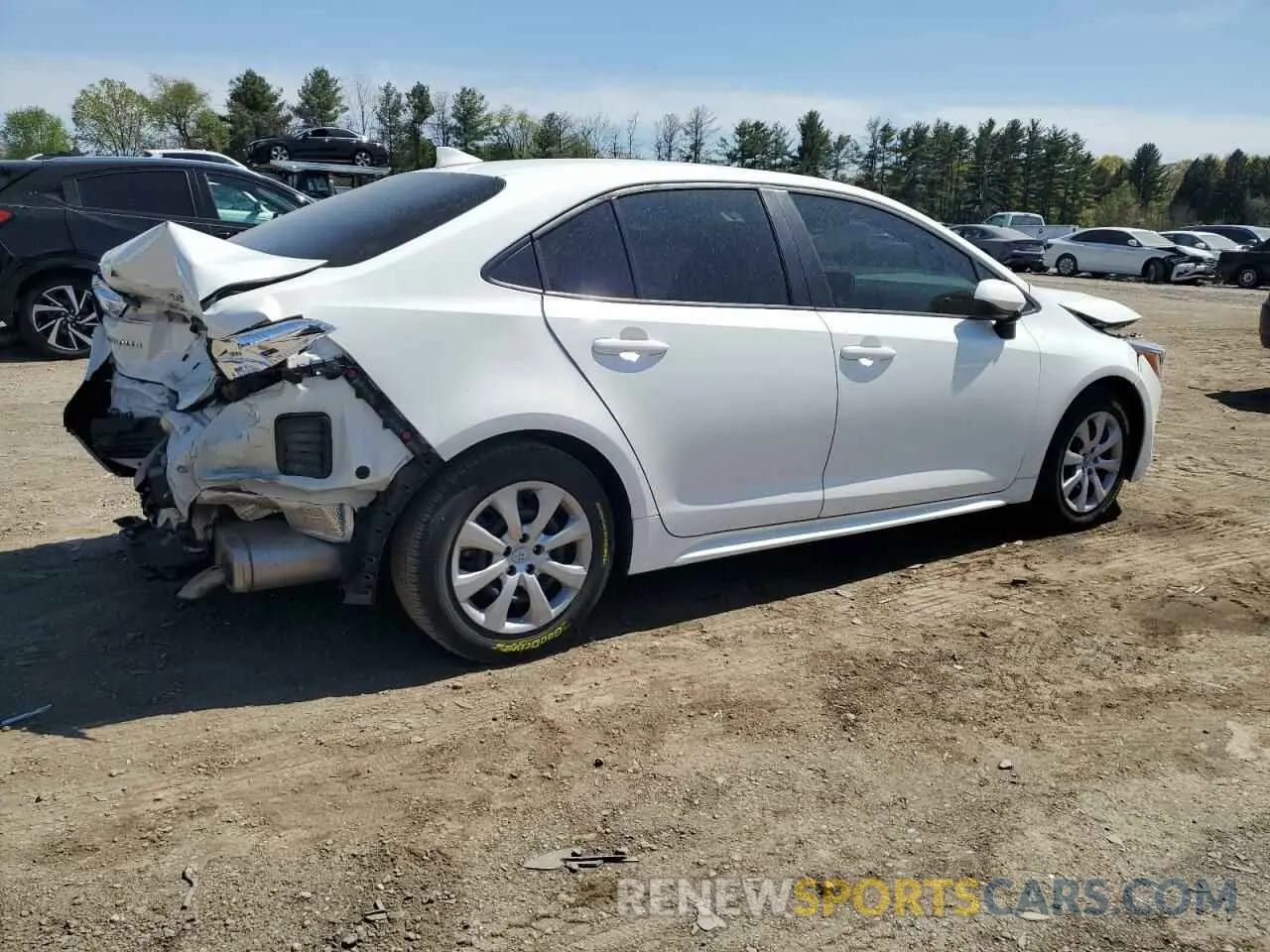 3 Photograph of a damaged car 5YFEPMAE7MP231587 TOYOTA COROLLA 2021