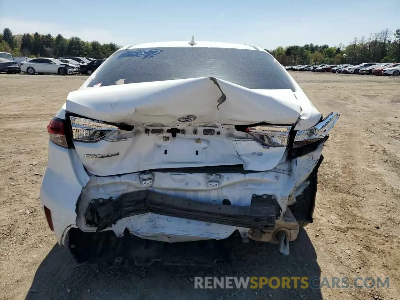6 Photograph of a damaged car 5YFEPMAE7MP231587 TOYOTA COROLLA 2021