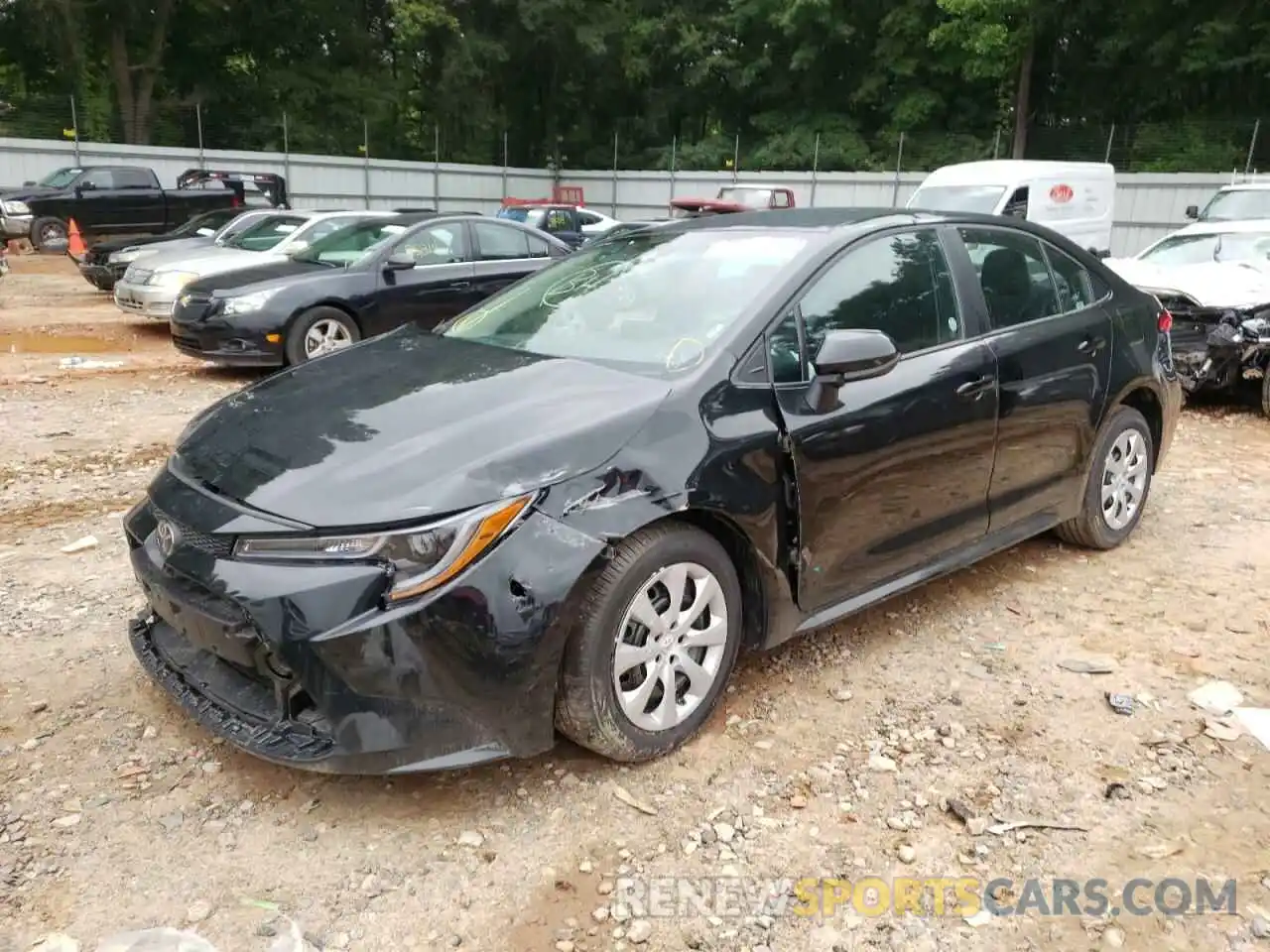 2 Photograph of a damaged car 5YFEPMAE7MP232237 TOYOTA COROLLA 2021