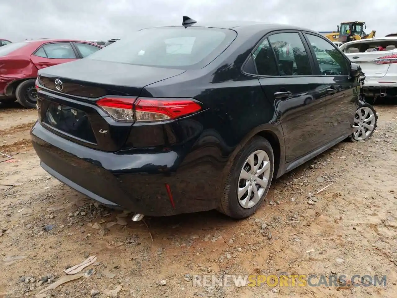 4 Photograph of a damaged car 5YFEPMAE7MP232237 TOYOTA COROLLA 2021