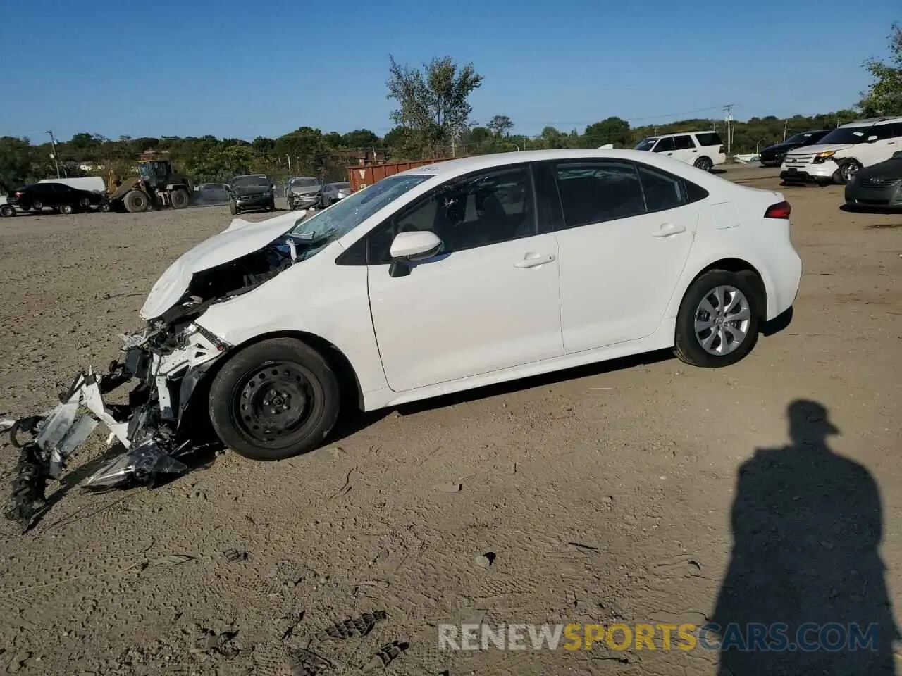 1 Photograph of a damaged car 5YFEPMAE7MP232965 TOYOTA COROLLA 2021
