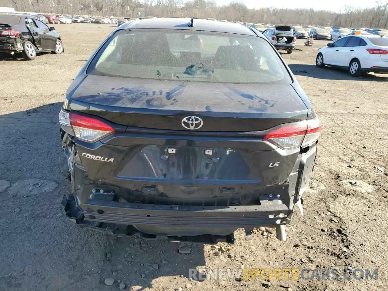 6 Photograph of a damaged car 5YFEPMAE7MP233226 TOYOTA COROLLA 2021
