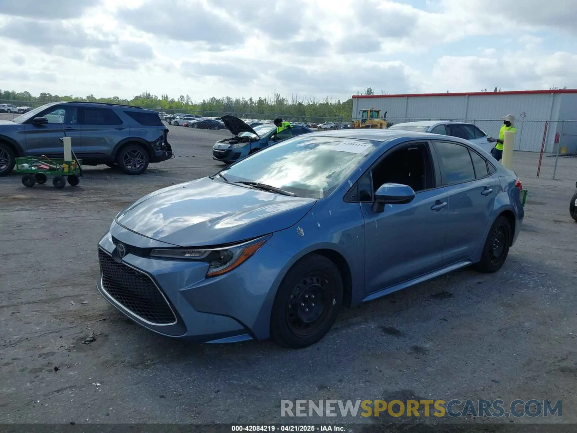 2 Photograph of a damaged car 5YFEPMAE7MP234215 TOYOTA COROLLA 2021